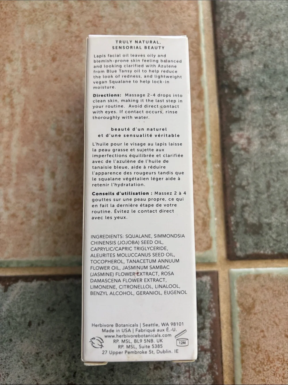 Herbivore Lapis Facial Oil